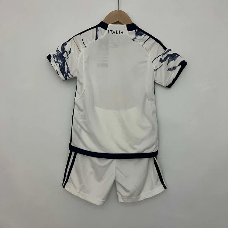 2023 Italy Away Soccer Shirt Kids Size