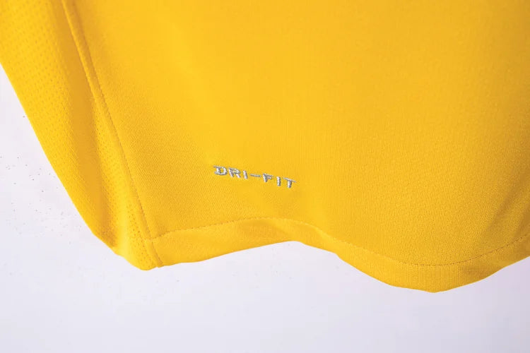 2010 Brazil Retro Yellow Jersey