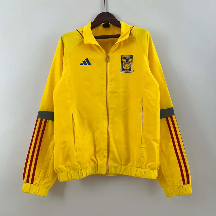 2023/2024 Tigres Jersey Windbreaker yellow Soccer Jersey