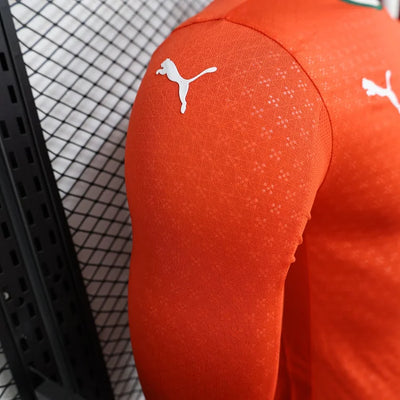 2025 Portugal Home Long Sleeve Shirt - Players