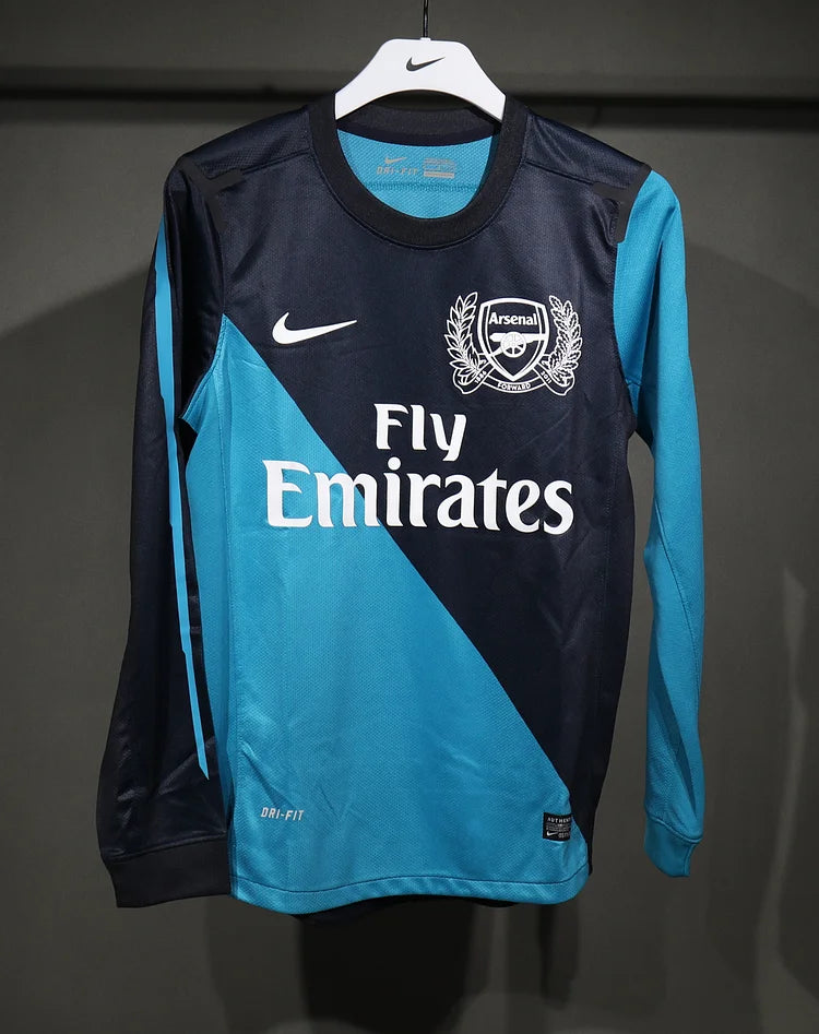 2011/12 Arsenal Away Long Sleeve - Player Edition