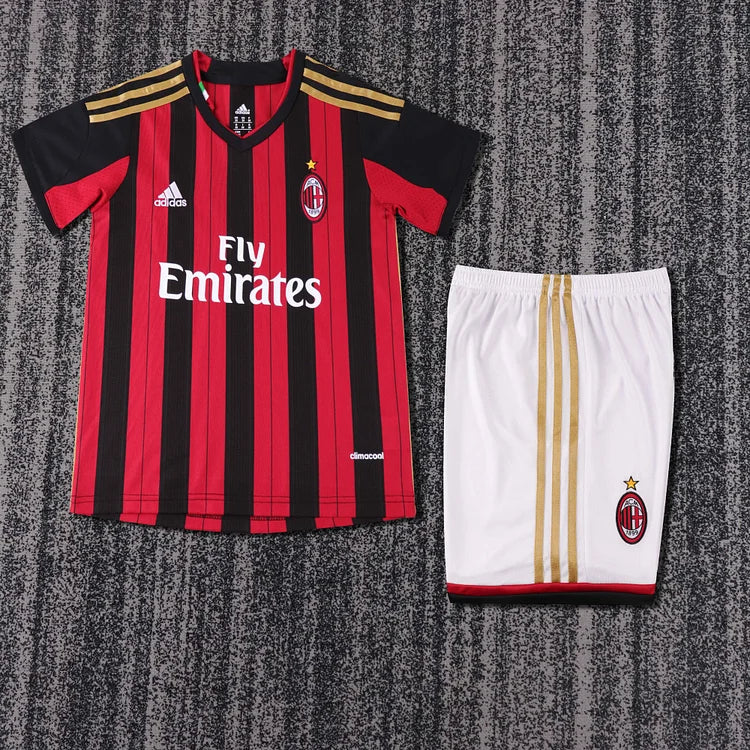 2013/14 Ac Milan Home Retro - Kids Kit