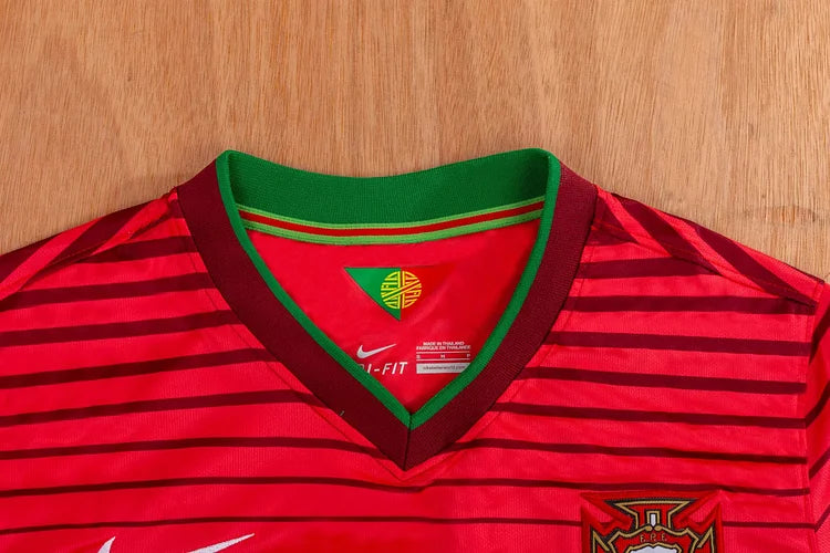 2014 Portugal Centenary Retro Home Jersey