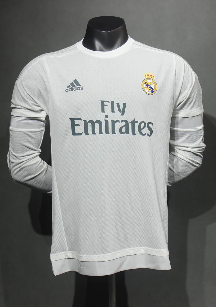 2015/16 Real Madrid Home Shirt - Long Sleeve - Player Edition