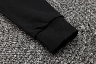 2024/25 Barcelona black long hooded jacket