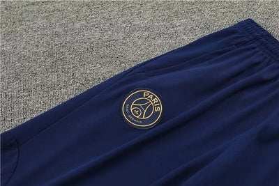 2023/24 Psg Paris Saint-Germain Half-Pull Training Suit Navy blue Set