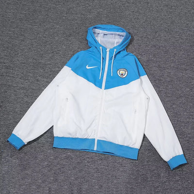 Manchester City retro hooded trench coat