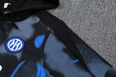 2024/25 Inter Milan Hooded Training Kit.