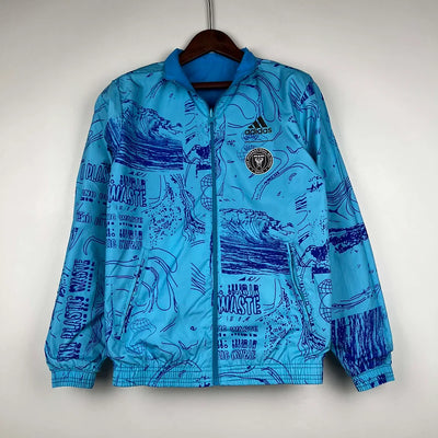 2023/2024 Inter Miami Reversible Windbreaker Blue Soccer Jersey
