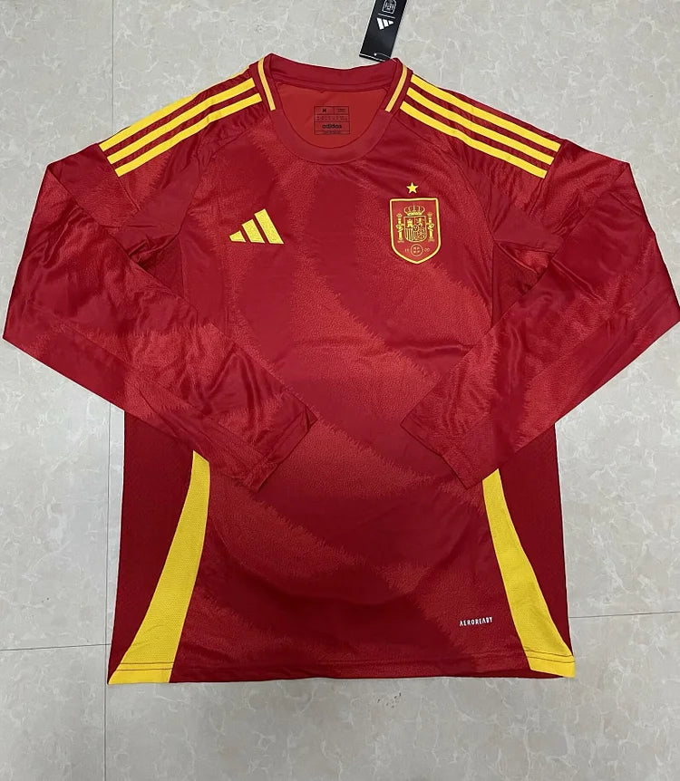 2024/25 Spain Home Long Sleeve Shirt