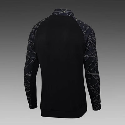 2023/24 Psg Paris Saint-Germain Long Zipped Jacket Black Set