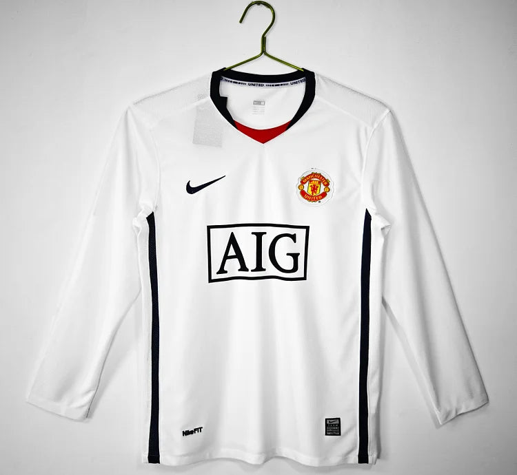 2008/09 Manchester United Away Long Sleeve Shirt