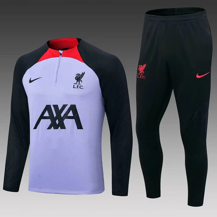 2022/23 Liverpool Half-zip training suit purple