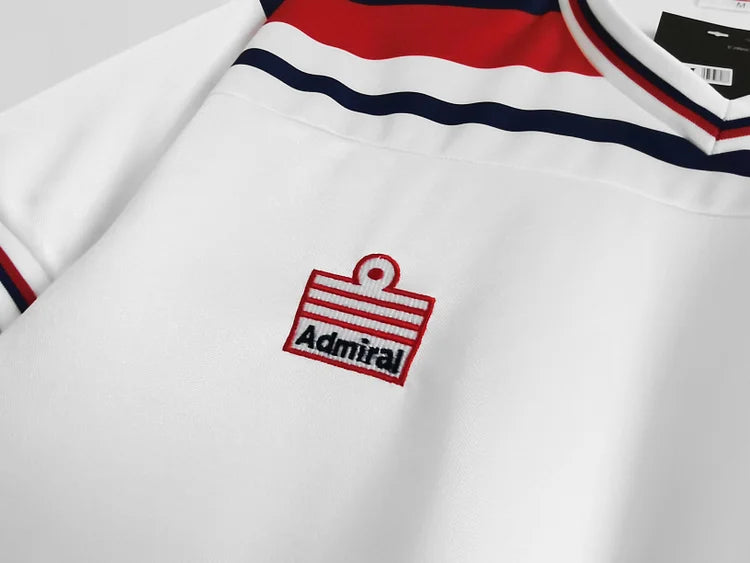 1982 England home white retro jersey