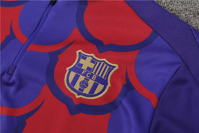 2024/25 Barcelona red and blue long sleeve training kit