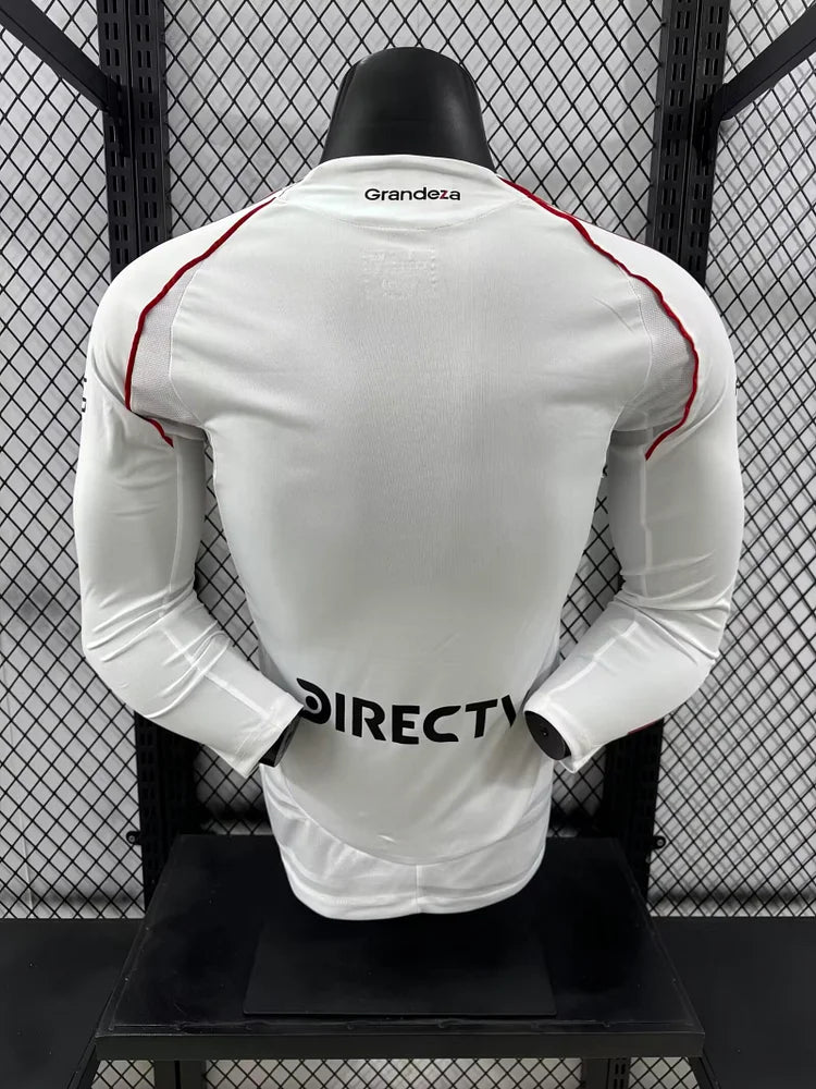 2024/25 River Plate Home Long Sleeve Shirt - Players