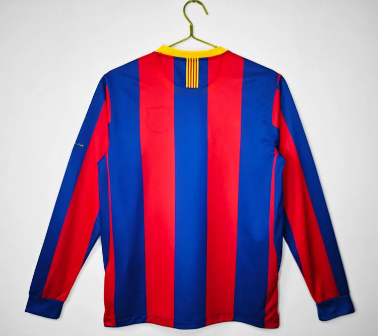 2010/11 Barcelona Home Long Sleeve Shirt - Champions League Edition