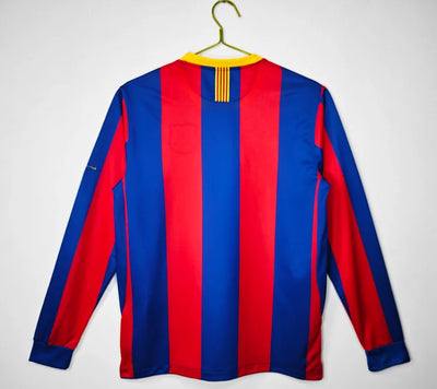 2010/11 Barcelona Home Long Sleeve Shirt - Champions League Edition