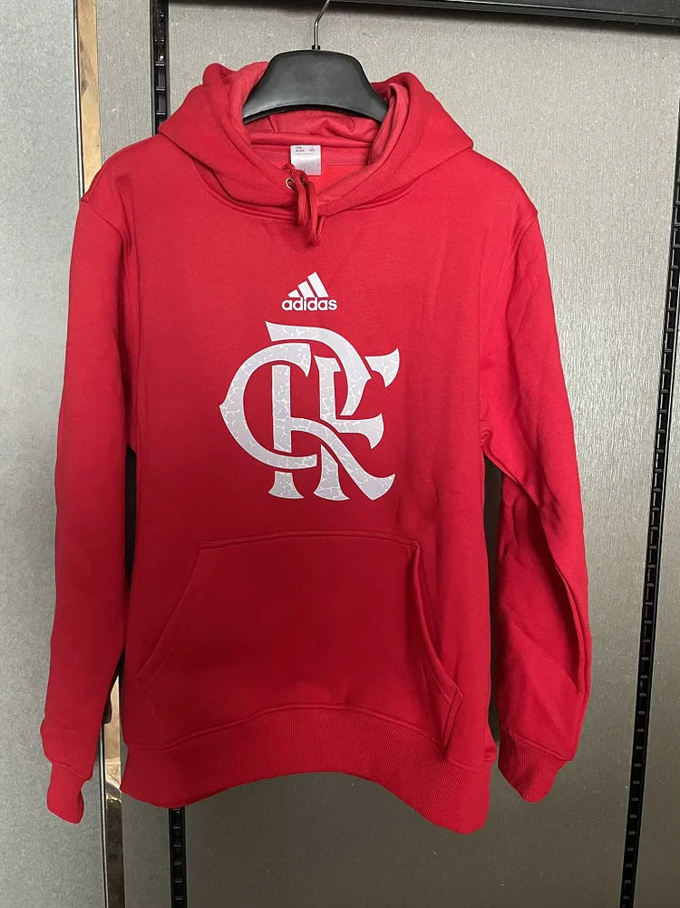 2024/25 Flamenco red casual sweater.