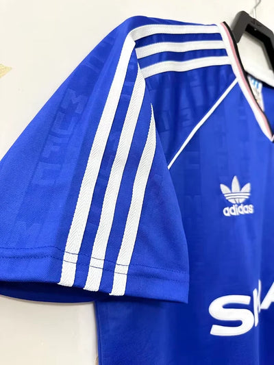 1988/90 Manchester United Second Away Blue Retro Shirt