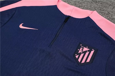 2024/25 Atletico Madrid Half-La Training Jersey Royal Blue