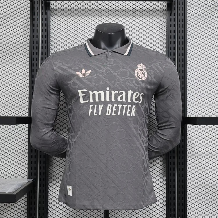 24/25 Real Madrid second away long sleeve player version -