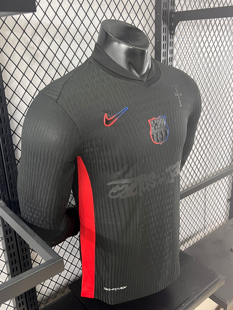 2024/2025 Barcelona Away Players Long-Sleeved Joint Model