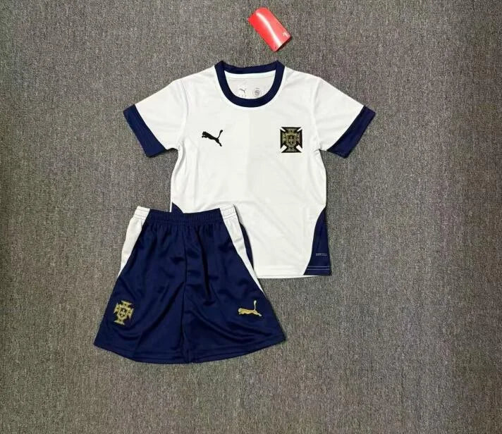 2025 Portugal White Training Shirt - Kids