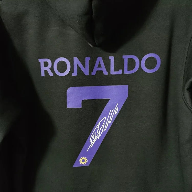 2024/25 Riyadh Victory C Ronaldo. Black Casual Sweater