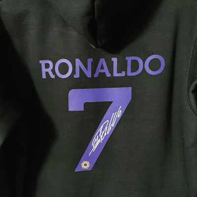2024/25 Riyadh Victory C Ronaldo. Black Casual Sweater