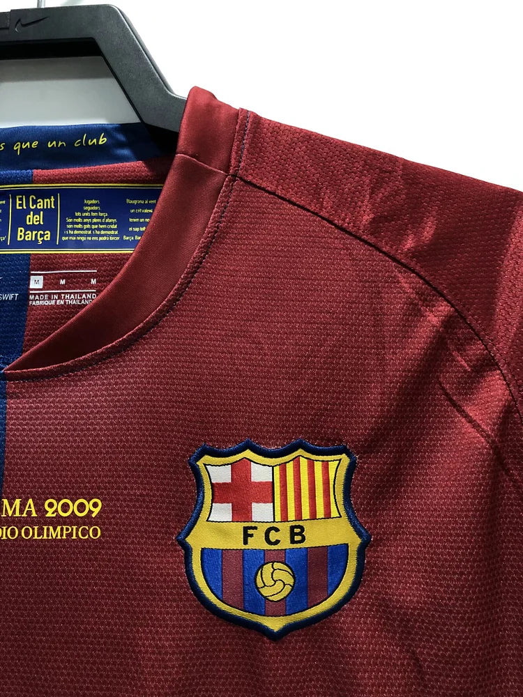 2008/09 Barcelona Home Long Sleeve Shirt - Champions League Edition