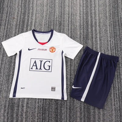 2008/09 Manchester United Away Retro - Kids Kit