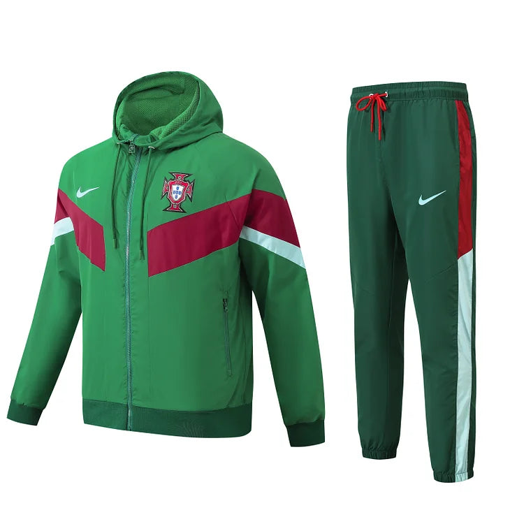 2024/25 Portugal Green Windbreaker Jacket