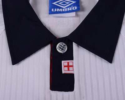 1998 England Retro Home Shirt - Kids Kit