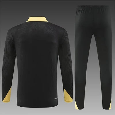 2024/25 Barcelona Black and Gold Long Sleeve Training Kit -