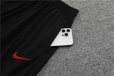 2024/25 Portuguese half-pull training uniform black 1:1 Thai quality suit