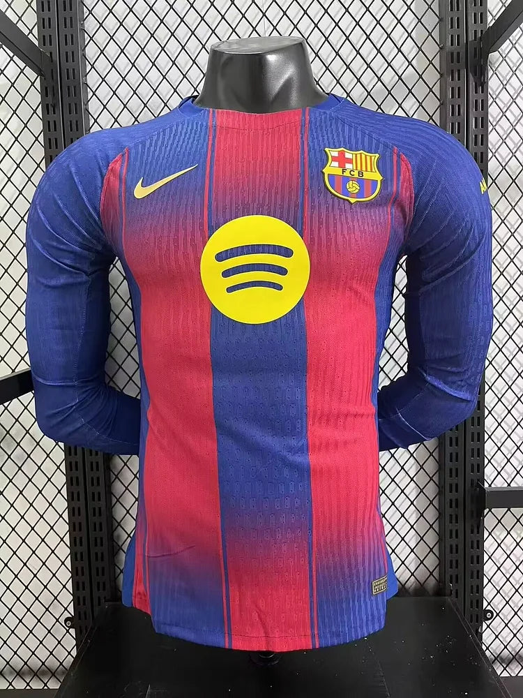 25/26 Barcelona home long sleeve player version