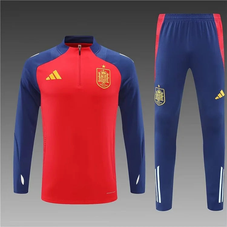 2024/25 Spain Long Sleeve Half Zip Training Kit