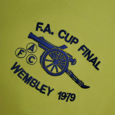 71-79 Arsenal Away Yellow Long Sleeve Retro Jersey