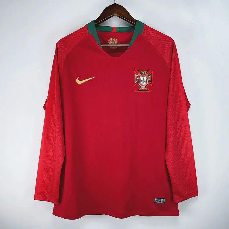 2018 Portugal Home Long Sleeve Jersey
