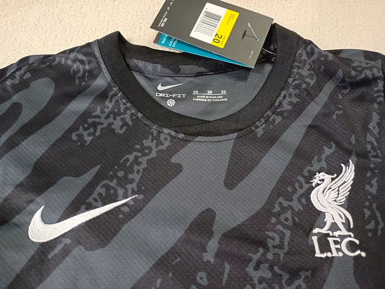 2024/25 Liverpool Children'S Black Goalkeeper Jersey