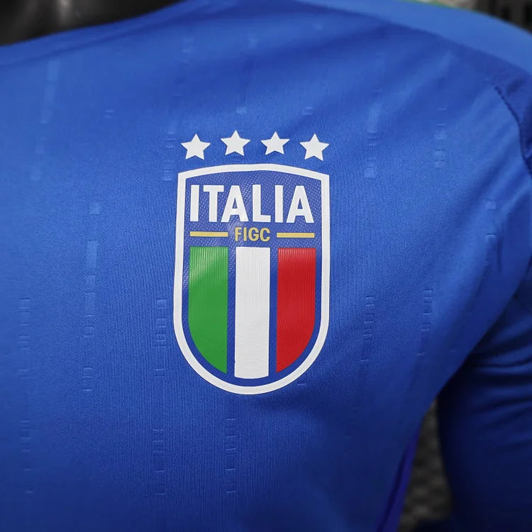 2024 Italy Home Long Sleeve - Player Edition