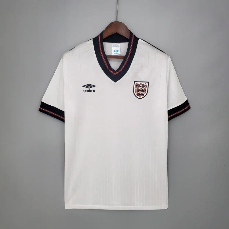 1984/86 England home white retro jersey