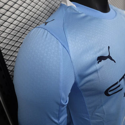 25/26 Manchester City Home Long Sleeve Player Edition