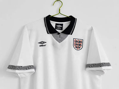 1990 England Home Retro Kit -
