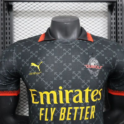 2024/25 AC Milan Third Away Black and Green - Player Edition