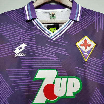 1992/93 Fiorentina home retro jersey 1:1 Thai quality