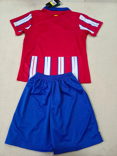2024/25 Atletico Madrid Home Jersey. - Kids Kit