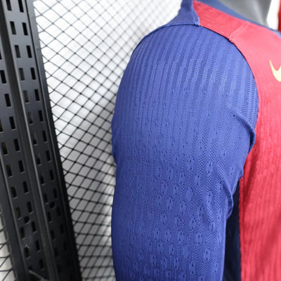 2024/2025 Barcelona Home Players Long Sleeve Joint Model