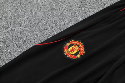 2025/2026 Manchester United Red And Black Long-Sleeved Training Suit